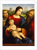 Madonna and Child with Saints Francis and Jerome, ca. 1512-15 by Francesco Francia