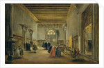 The Antechamber of the Sala del Maggior Consiglio, ca. 1765-68 by Francesco Guardi