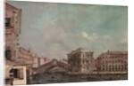The Grand Canal above the Rialto, late 1760s by Francesco Guardi