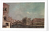 The Grand Canal above the Rialto, late 1760s by Francesco Guardi