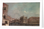 The Grand Canal above the Rialto, late 1760s by Francesco Guardi
