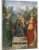 Virgin and Child Enthroned between Saints Cecilia and Catherine of Alexandria, ca. 1510-15 by Francesco Morone