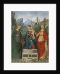 Virgin and Child Enthroned between Saints Cecilia and Catherine of Alexandria, ca. 1510-15 by Francesco Morone