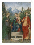 Virgin and Child Enthroned between Saints Cecilia and Catherine of Alexandria, ca. 1510-15 by Francesco Morone