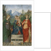 Virgin and Child Enthroned between Saints Cecilia and Catherine of Alexandria, ca. 1510-15 by Francesco Morone