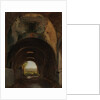 View in the Stables of the Villa of Maecenas, Tivoli, ca. 1805-10 by Francois-Marius Granet