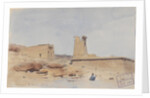 The Temple of Dendur, Showing the Pylon and Terrace, 1874 by Frederick Arthur Bridgman