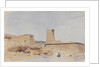 The Temple of Dendur, Showing the Pylon and Terrace, 1874 by Frederick Arthur Bridgman