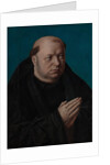 Portrait of a Monk in Prayer by French Painter