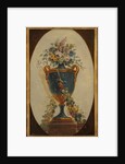 Vase of Flowers Draped with Garlands, 18th century by French Painter
