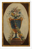 Vase of Flowers Draped with Garlands, 18th century by French Painter
