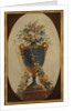 Vase of Flowers Draped with Garlands, 18th century by French Painter