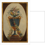 Vase of Flowers Draped with Garlands, 18th century by French Painter