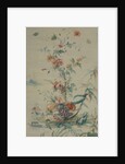 Flowers and Chinoiserie, 18th century by French Painter