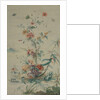 Flowers and Chinoiserie, 18th century by French Painter