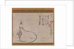 Hotei Pointing at the Moon, 1650 by Fugai Ekun