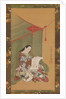 Woman Reading under a Mosquito Net, ca. 1720 by Fuhiken Tokikaze