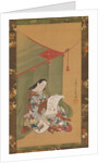 Woman Reading under a Mosquito Net, ca. 1720 by Fuhiken Tokikaze