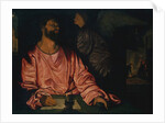 Saint Matthew and the Angel by Giovanni Girolamo Savoldo