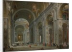 Interior of Saint Peter's, Rome, after 1754 by Giovanni Paolo Panini