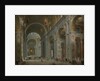 Interior of Saint Peter's, Rome, after 1754 by Giovanni Paolo Panini