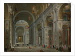 Interior of Saint Peter's, Rome, after 1754 by Giovanni Paolo Panini