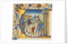 Manuscript Illumination with Joseph Sold by His Brothers in an Initial V…, ca. 1490 by Giovanni Pietro da Cemmo