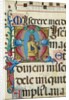 Manuscript Illumination with David in Prayer in an Initial M, from a Psalter, 1501-2 by Girolamo dai Libri