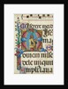 Manuscript Illumination with David in Prayer in an Initial M, from a Psalter, 1501-2 by Girolamo dai Libri