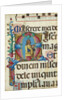 Manuscript Illumination with David in Prayer in an Initial M, from a Psalter, 1501-2 by Girolamo dai Libri