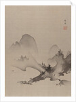 Lake and Mountains, ca. 1885-89 by Hashimoto Gaho