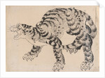 Tiger, 19th century by Hokusai School