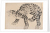 Tiger, 19th century by Hokusai School