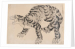 Tiger, 19th century by Hokusai School
