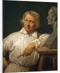 Bertel Thorvaldsen with the Bust of Horace Vernet, 1833 or later by Émile Jean-Horace Vernet