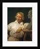 Bertel Thorvaldsen with the Bust of Horace Vernet, 1833 or later by Émile Jean-Horace Vernet