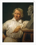 Bertel Thorvaldsen with the Bust of Horace Vernet, 1833 or later by Émile Jean-Horace Vernet