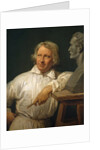Bertel Thorvaldsen with the Bust of Horace Vernet, 1833 or later by Émile Jean-Horace Vernet