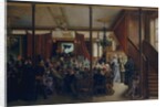 Auction Sale in Clinton Hall, New York, 1876, 1876 by Ignacio de León Escosura