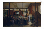 Auction Sale in Clinton Hall, New York, 1876, 1876 by Ignacio de León Escosura