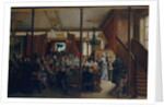 Auction Sale in Clinton Hall, New York, 1876, 1876 by Ignacio de León Escosura