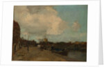 Canal Side by Jacob Henricus Maris