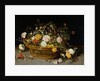 A Basket of Flowers, probably 1620s by Jan Brueghel the younger