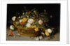 A Basket of Flowers, probably 1620s by Jan Brueghel the younger