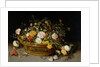 A Basket of Flowers, probably 1620s by Jan Brueghel the younger