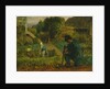Garden Scene, 1854 by Jean Francois Millet