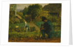 Garden Scene, 1854 by Jean Francois Millet