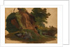 Rocky Outcrop by a Stream in the Roman Campagna, ca. 1835-40 by Johannes Jakob Frey