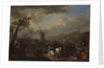 Battle Scene, 1671 by Johannes Lingelbach