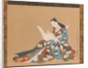 Courtesan Writing a Letter , ca. 1715 by Kaigetsudo Doshin